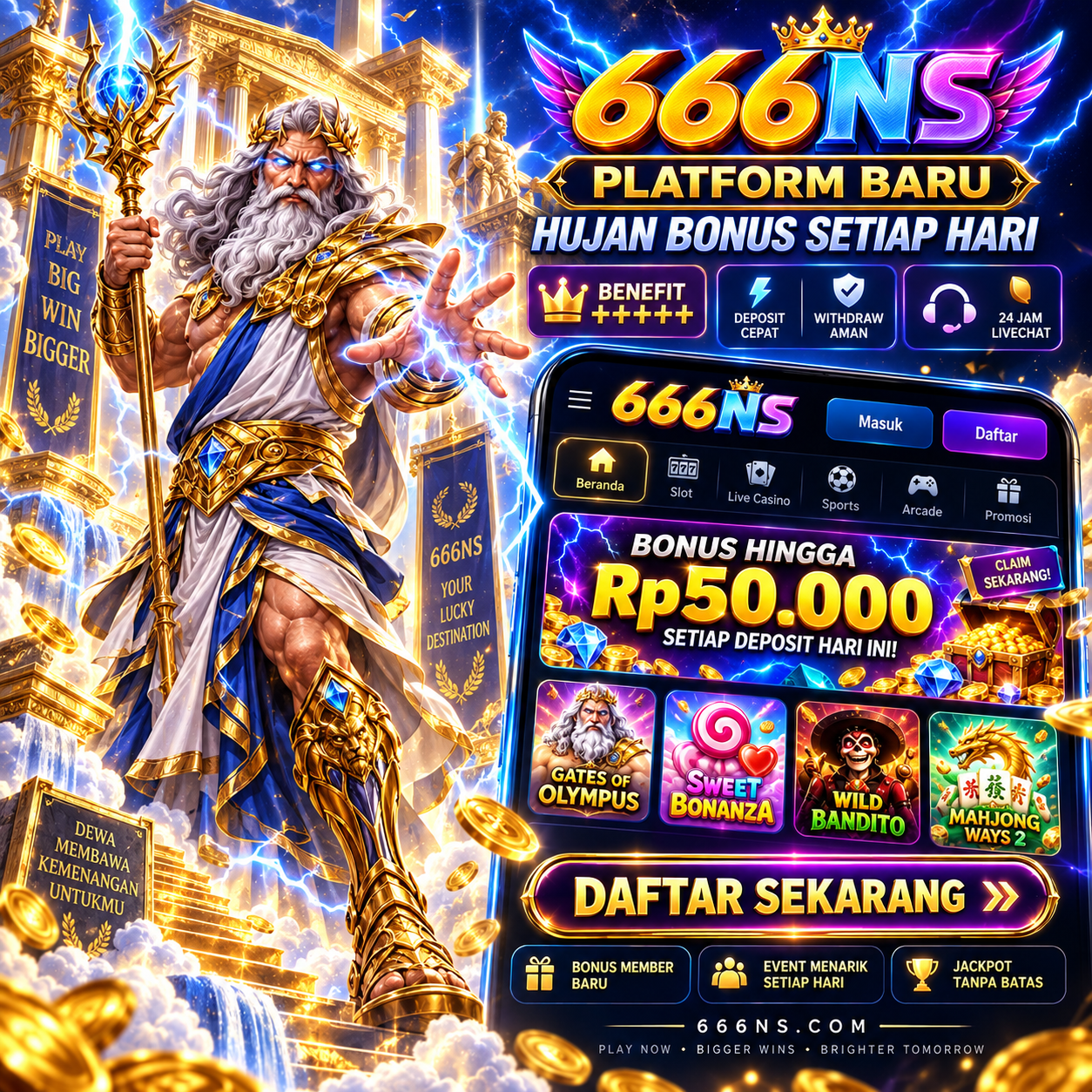 666NS - 666ns Login Situs Resmi dan Nikmati Ragam Game PG Soft