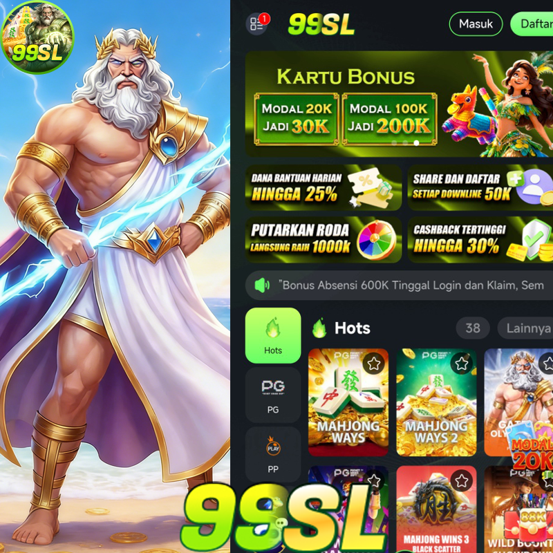 99SL - Situs Resmi Slot Online dan Pilihan Game PG Soft