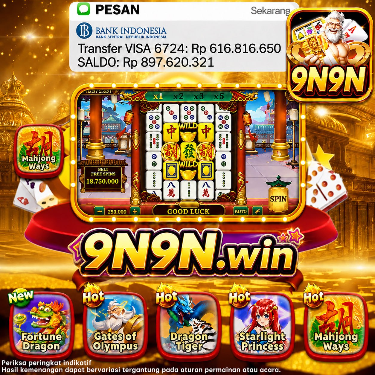 9N9N - Platform Slot Online dengan Pengalaman Bermain Terbaik