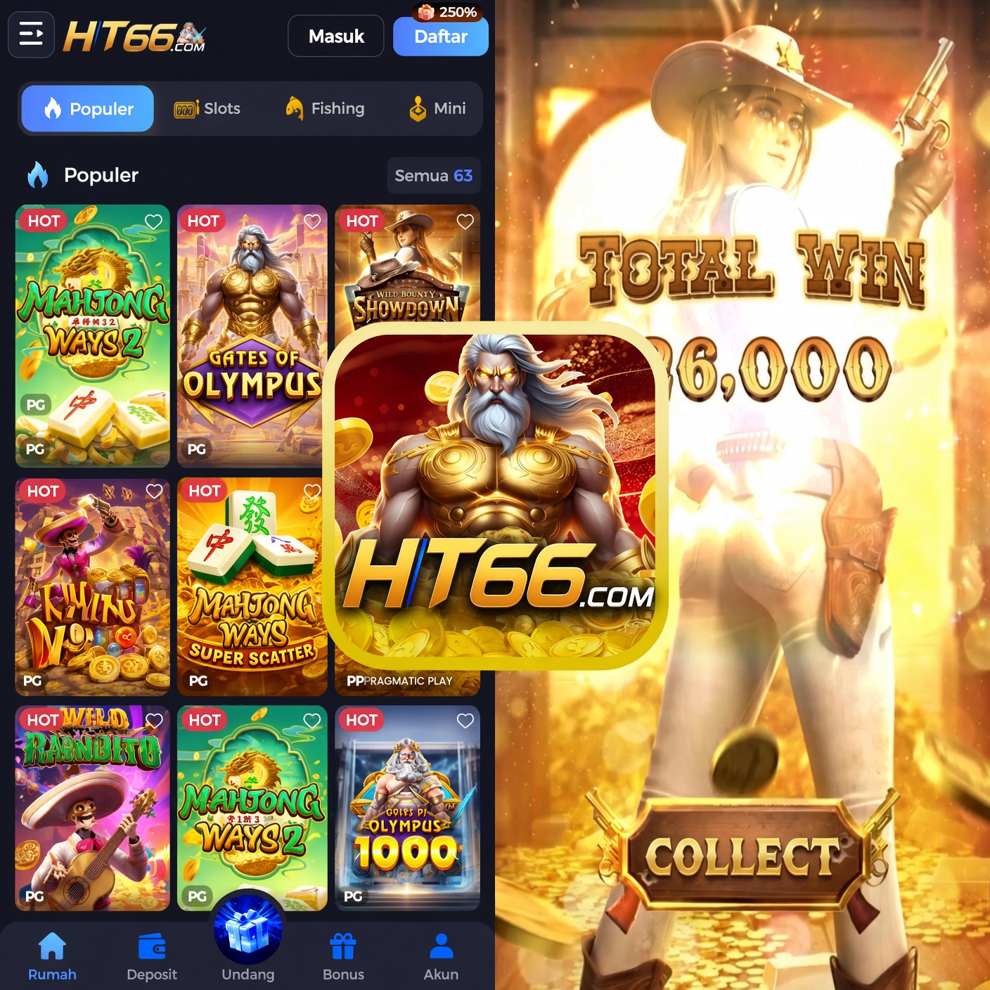 HT66 - Situs Resmi Slot Online dan Pilihan Game PG Soft