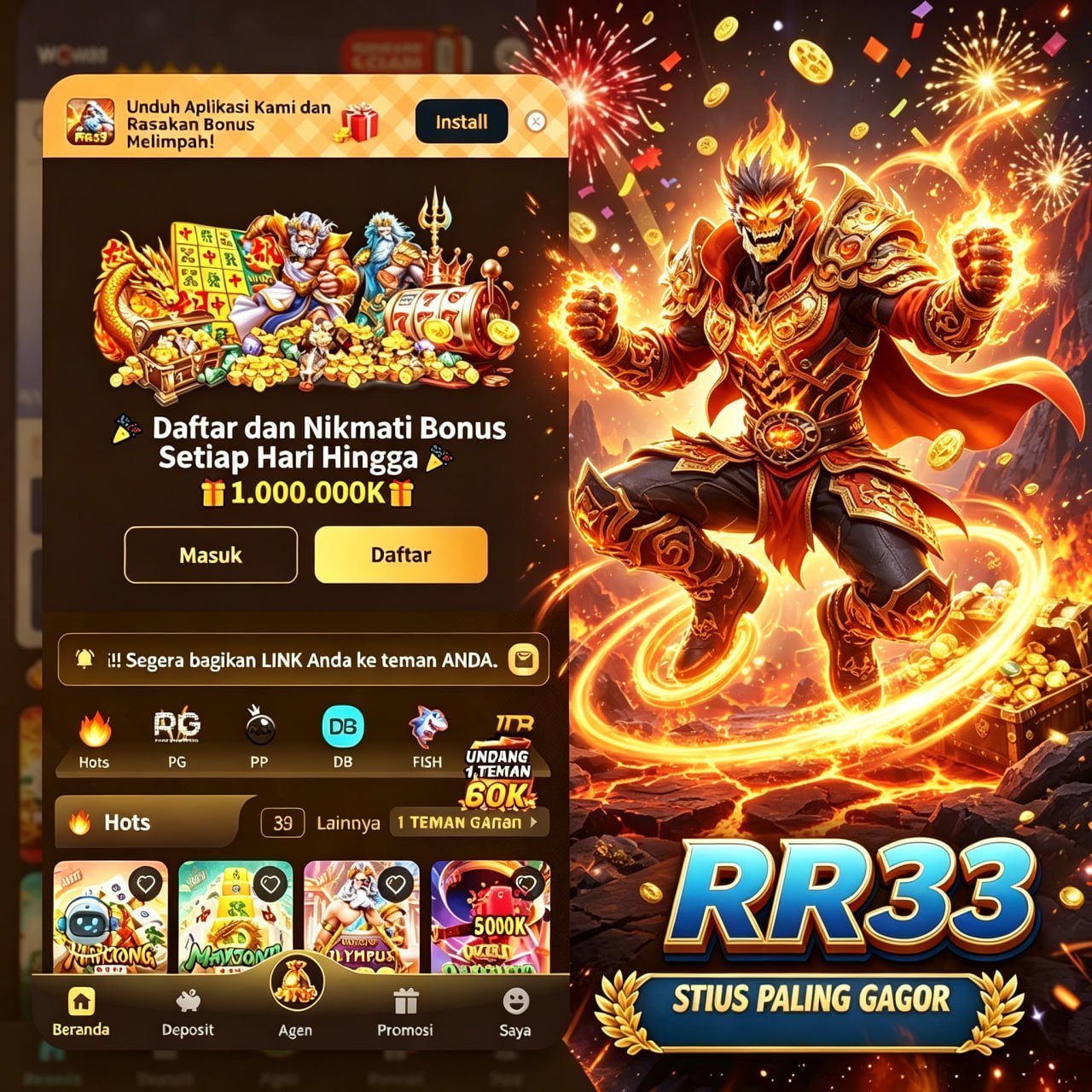 RR33 - Pilihan Game PG Soft untuk Penggemar Slot Online